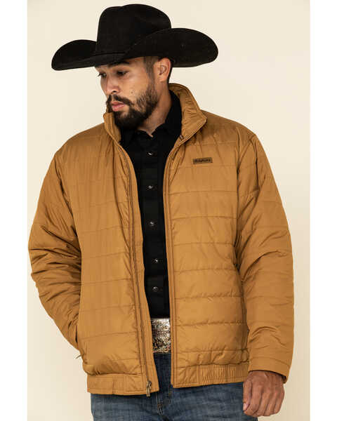Image #1 - Ariat Men's Brown Mosier Quilted Concealed Carry Jacket, , hi-res