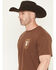 Image #3 - Brixton Men's Boot Barn Exclusive Durango Short Sleeve Graphic T-Shirt, Brown, hi-res