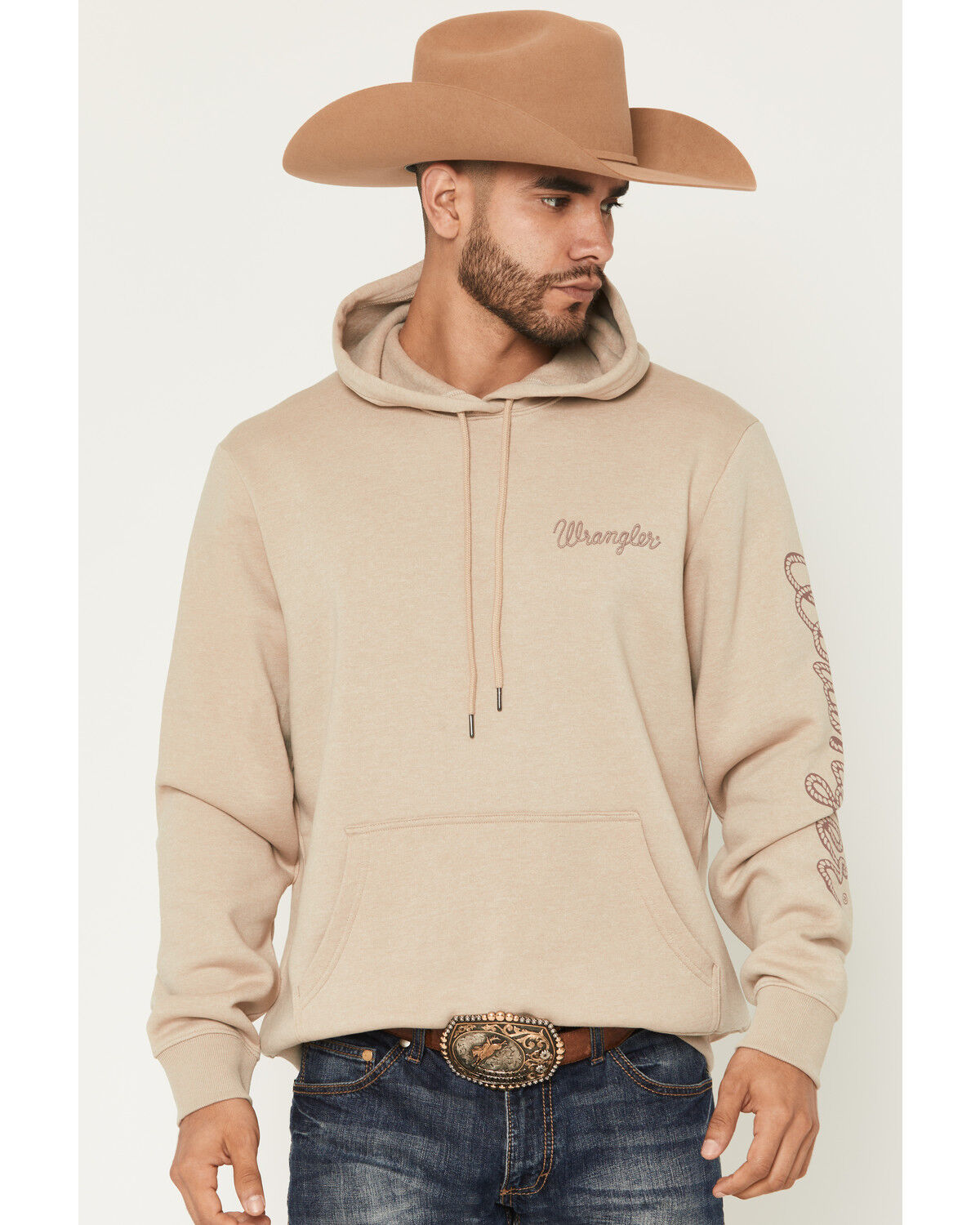Product Name:  Wrangler Men's Logo Graphic Hooded Sweatshirt
