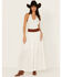 Image #1 - Shyanne Women's Lace Inset Maxi Skirt, White, hi-res