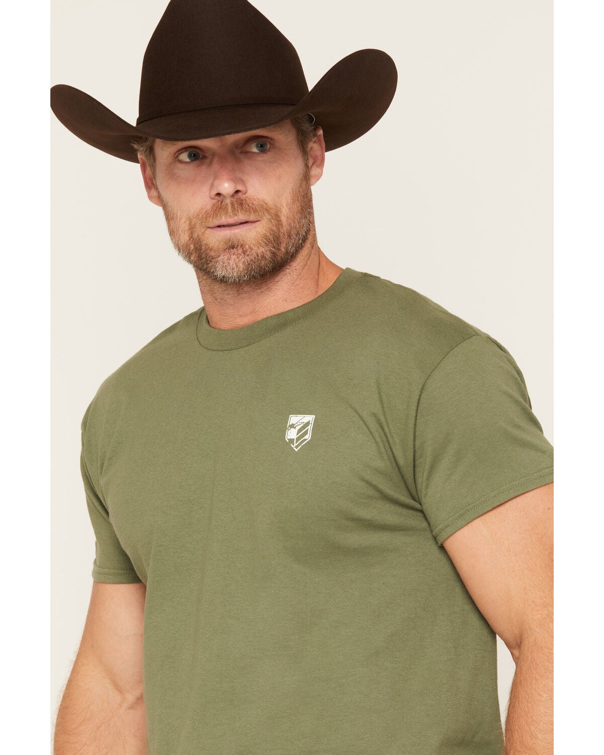 Image #3 - RANK 45&reg; Men's Get with the Program Short Sleeve Graphic T-Shirt, Olive, hi-res