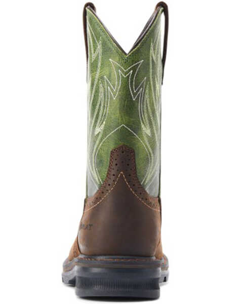 Image #3 - Ariat Men's Sierra Shock Shield Western Boots - Steel Toe, Brown, hi-res