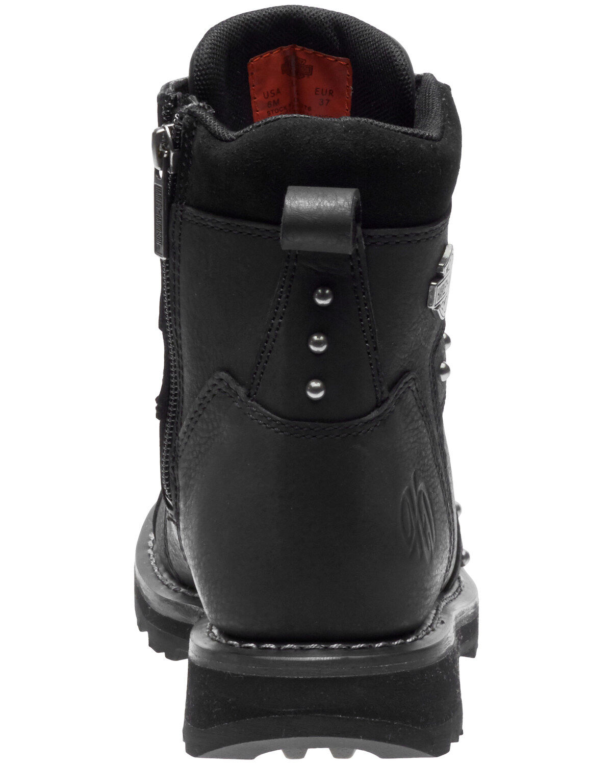 Image #4 - Harley Davidson Women's Oakleigh Moto Boots - Round Toe, Black, hi-res