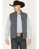 Image #1 - Cody James Men's Estacado Solid Concealed Carry Softshell Vest, Charcoal, hi-res