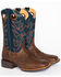Image #1 - RANK 45 Men's Bullfrog Printed Western Performance Boots - Square Toe, , hi-res