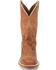 Image #5 - Justin Men's Bent Rail Square Toe Western Boots, Brown, hi-res