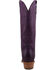 Image #5 - Black Star Women's Victoria Western Boots - Snip Toe , Purple, hi-res
