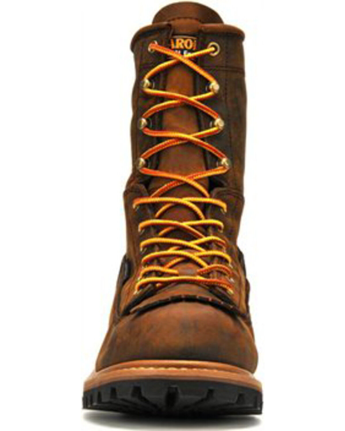 Image #4 - Carolina Men's Logger 8" Work Boots, Brown, hi-res