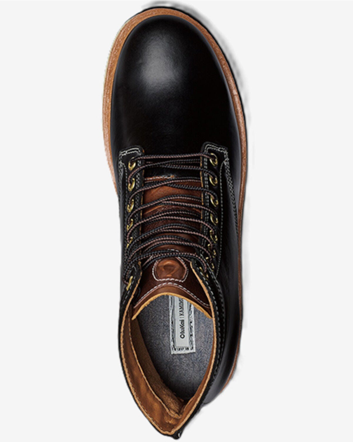 Image #2 - OluKai Men's Pāhi Chukka Work Boots - Soft Toe, Black, hi-res