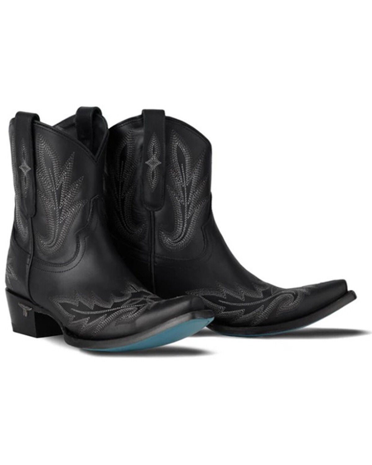 Lane Women's Lexington Western Booties - Snip Toe, Jet Black, hi-res