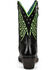 Image #4 - Corral Women's Fluorescent Embroidered and Studded Western Boots - Round Toe, Black, hi-res