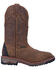 Image #3 - Dan Post Men's Blayde Waterproof Pull On Work Boots, Saddle Tan, hi-res
