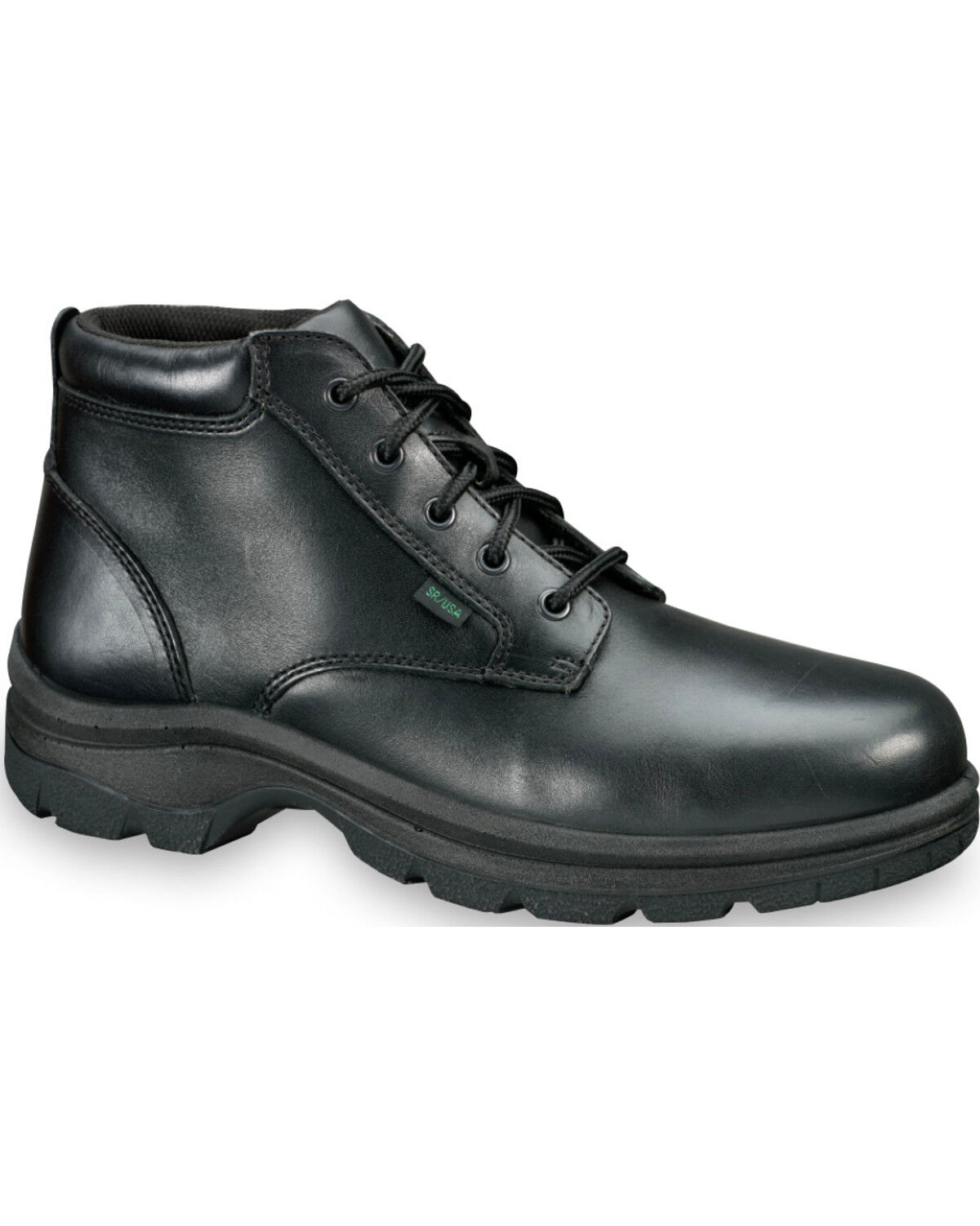 Image #1 - Thorogood Men's SoftStreets USA Postal Certified Chukkas, Black, hi-res