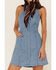 Image #3 - Free People Women's Sami Denim Mini Dress, Blue, hi-res