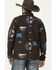 Image #4 - RANK 45® Men's Southwestern Print Softshell Jacket - Big, Chocolate, hi-res