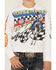 Image #3 - Wrangler® x Hot Wheels™ Boys' Rodeo Crew Neck Sweatshirt, White, hi-res