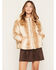 Image #1 - Shyanne Women's Crestview Fawn Deer Print Zip-Up Hoodie, Fawn, hi-res