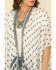 Image #5 - Shyanne Women's Paisley Print Border Shawl, White, hi-res