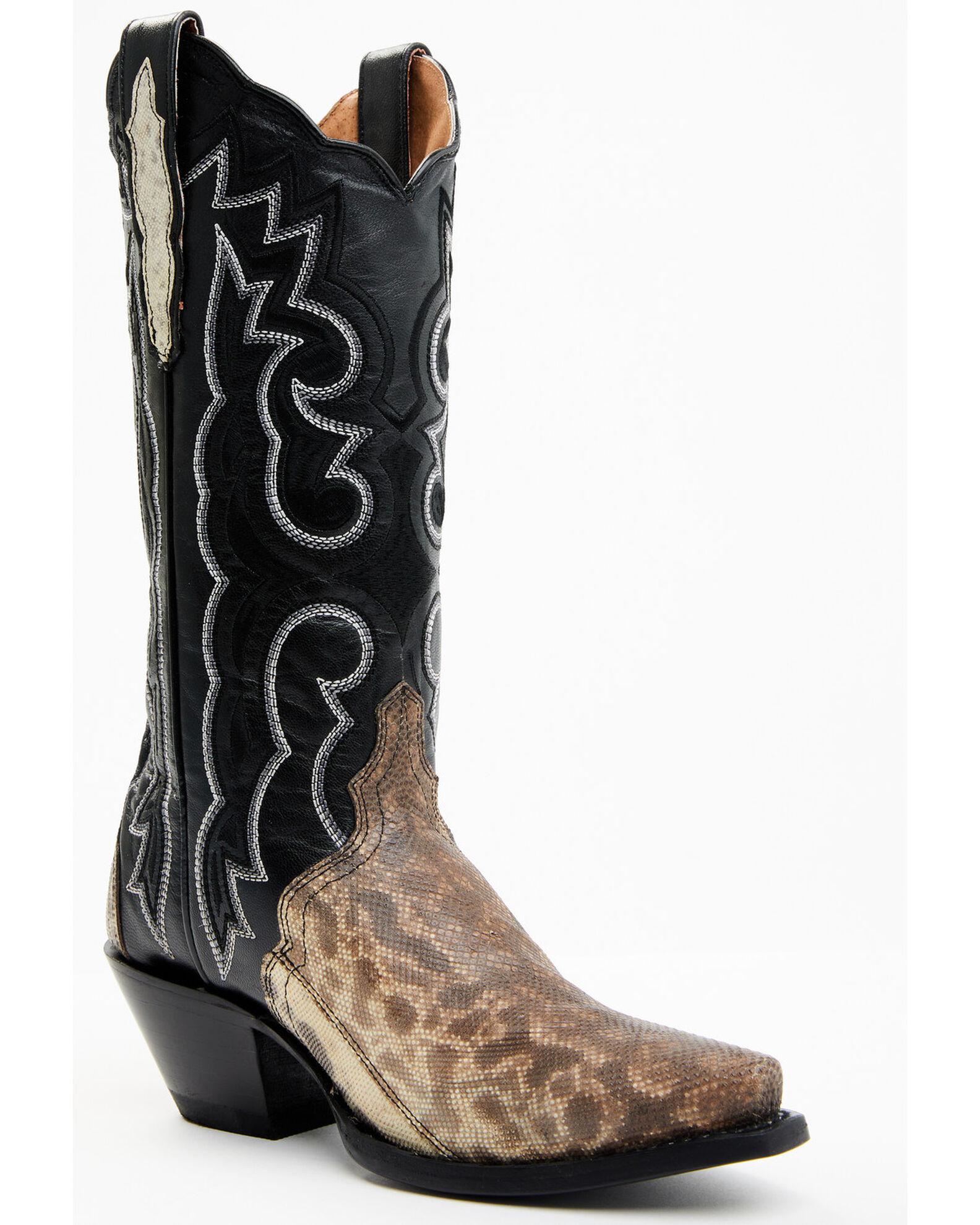 Women's snakeskin shop cowboy boots