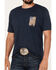 Image #3 - Howitzer Men's We The People 1776 Graphic T-Shirt, Navy, hi-res