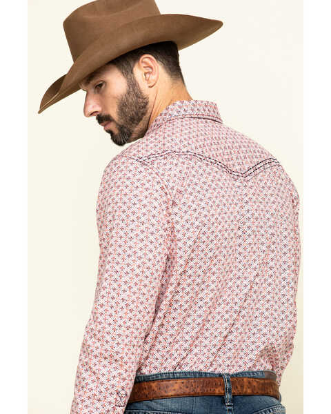 Image #5 - Cody James Men's Basket Case Geo Print Long Sleeve Western Shirt , , hi-res