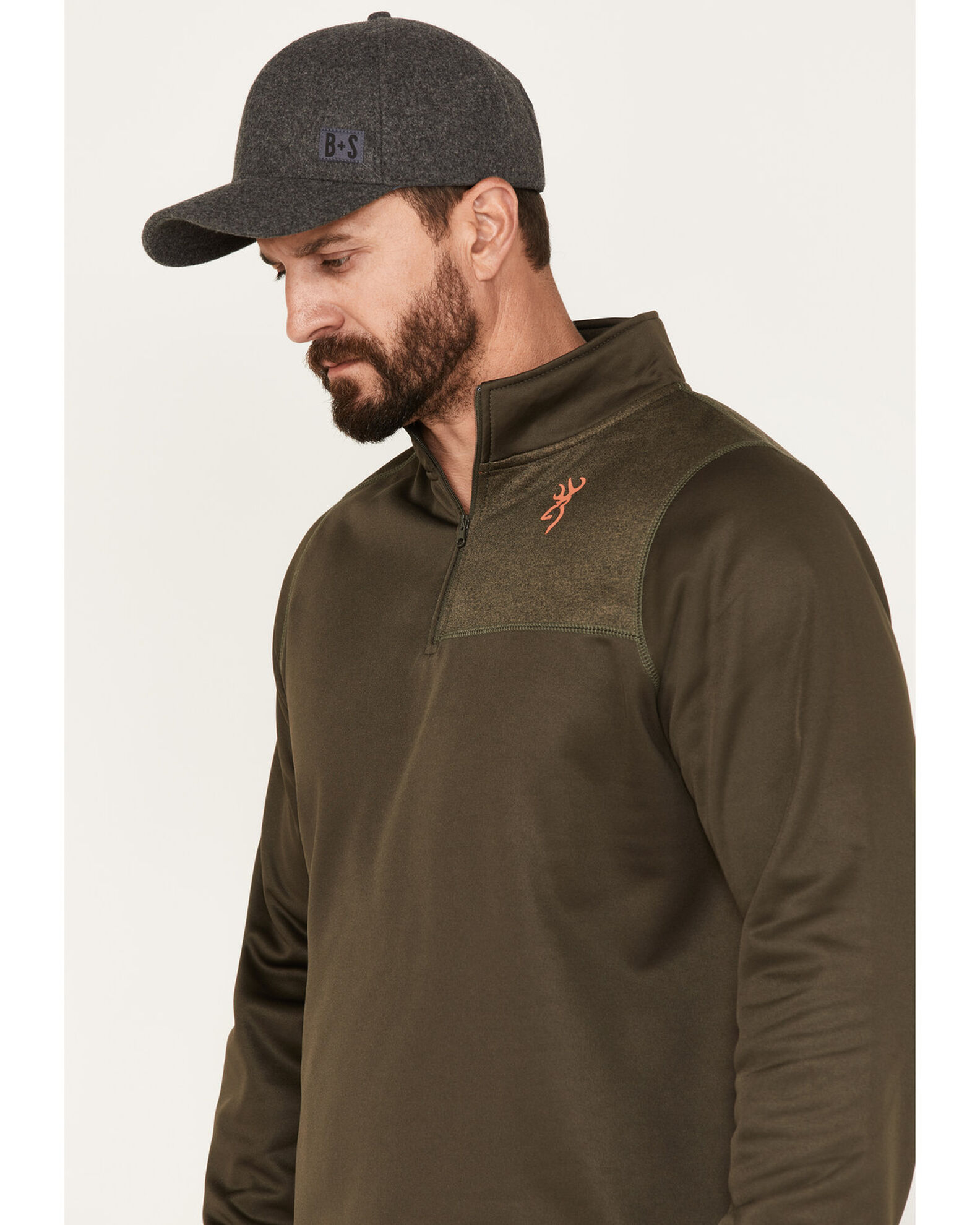 Product Name Browning Men s Porter Quarter Zip Stretch Pullover