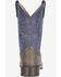 Image #4 - Old West Boys' Harrison Western Boots - Broad Square Toe, Blue, hi-res