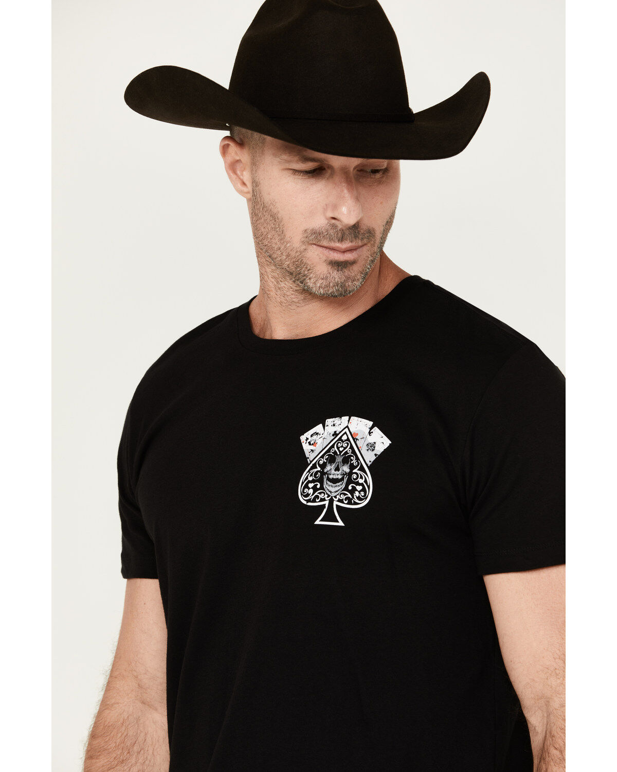 Image #3 - Cody James Men's Four Aces Short Sleeve Graphic T-Shirt, , hi-res