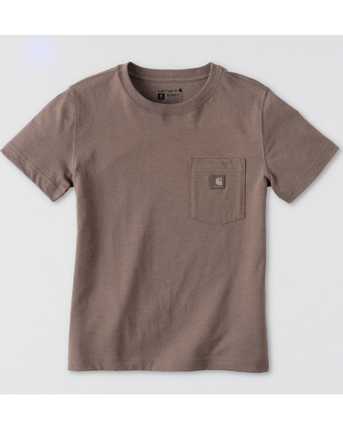 Image #1 - Carhartt Women's Irvine Relaxed Short Sleeve Work Shirt, Brown, hi-res