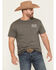 Image #2 - Buckwear Men's Chevy Camo Logo Print Short Sleeve Graphic T-Shirt, Charcoal, hi-res