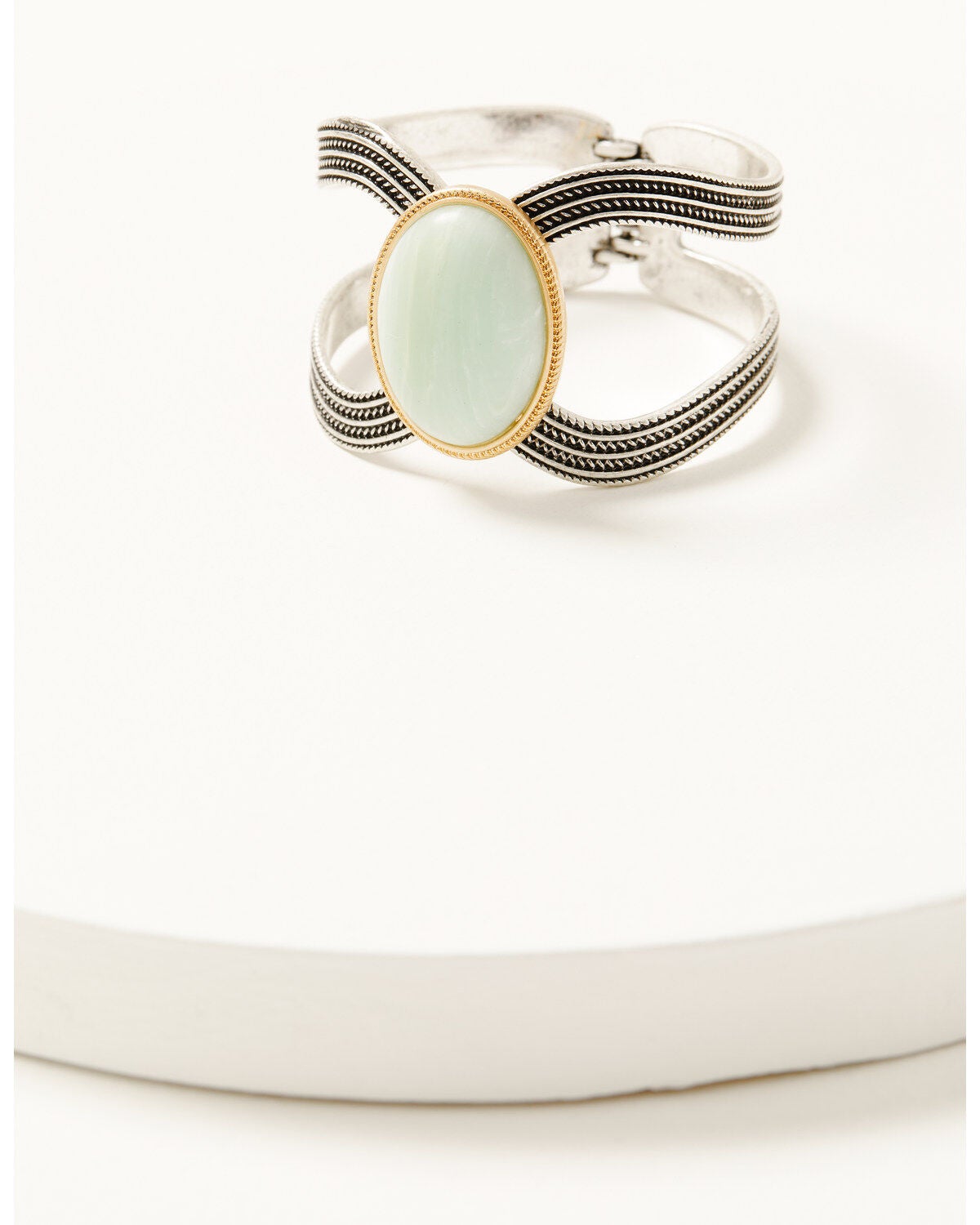 Shyanne Women's Luna Bella Turquoise Cuff Bracelet, Silver, hi-res
