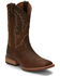 Image #1 - Justin Men's Tallyman Brown Western Boots - Broad Square Toe, , hi-res