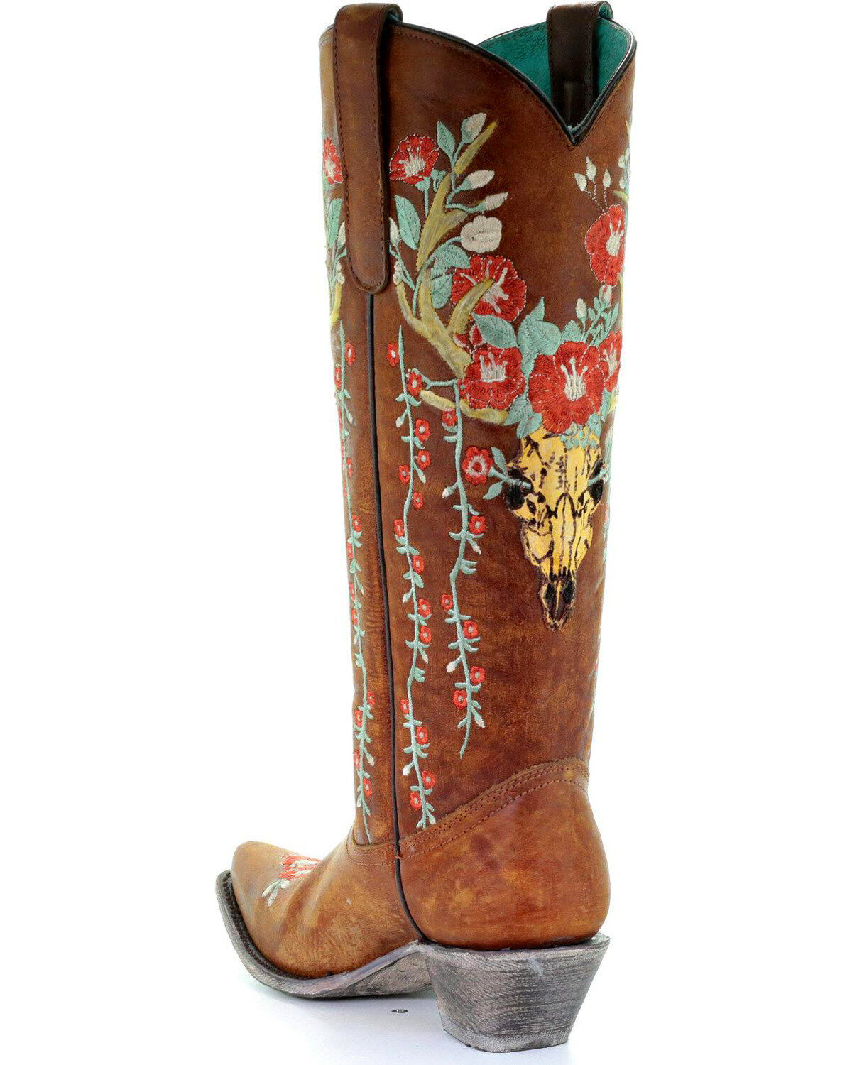 skull cowgirl boots