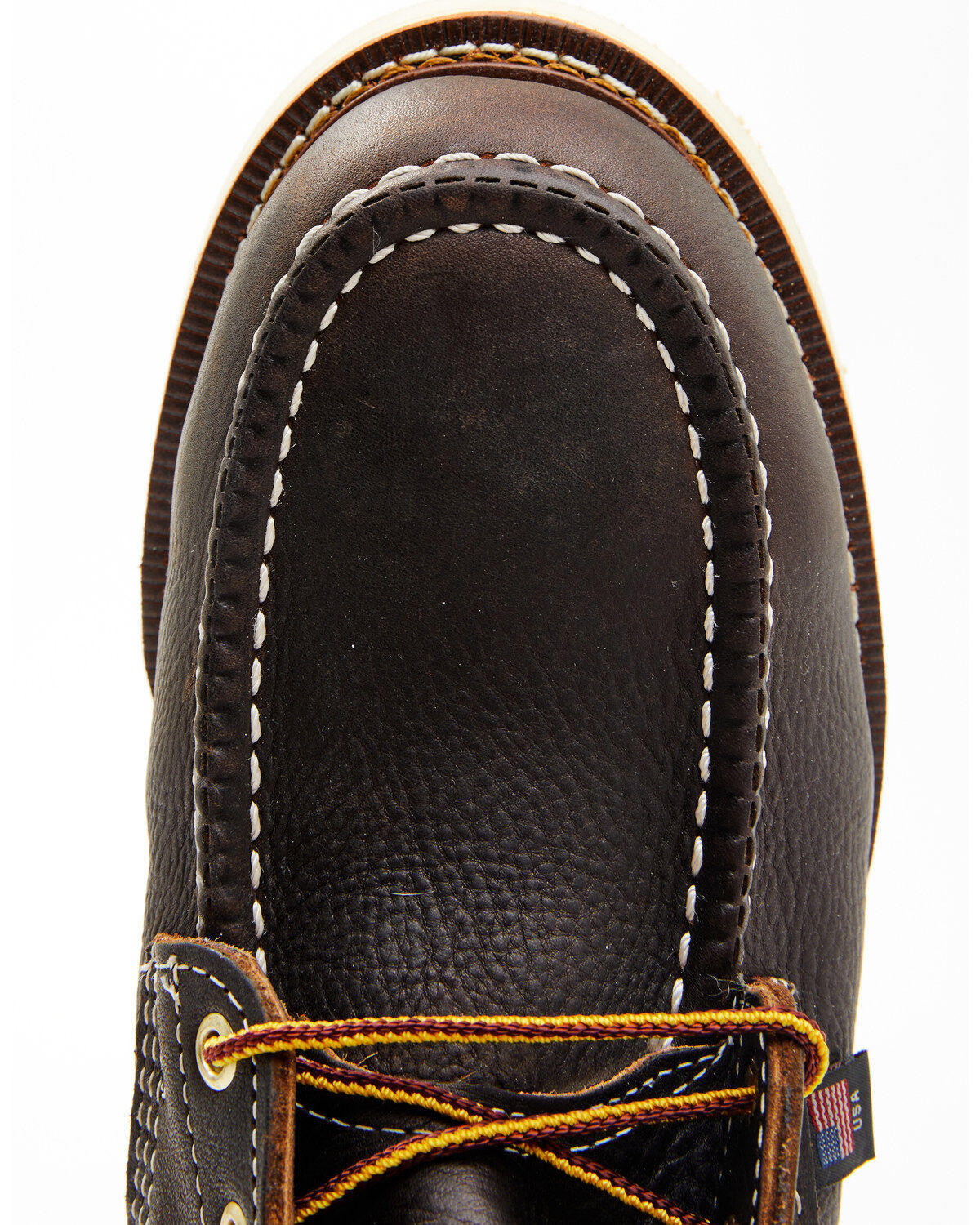 Image #6 - Thorogood Men's American Heritage 8" Waterproof Work Boots - Steel Toe, Brown, hi-res