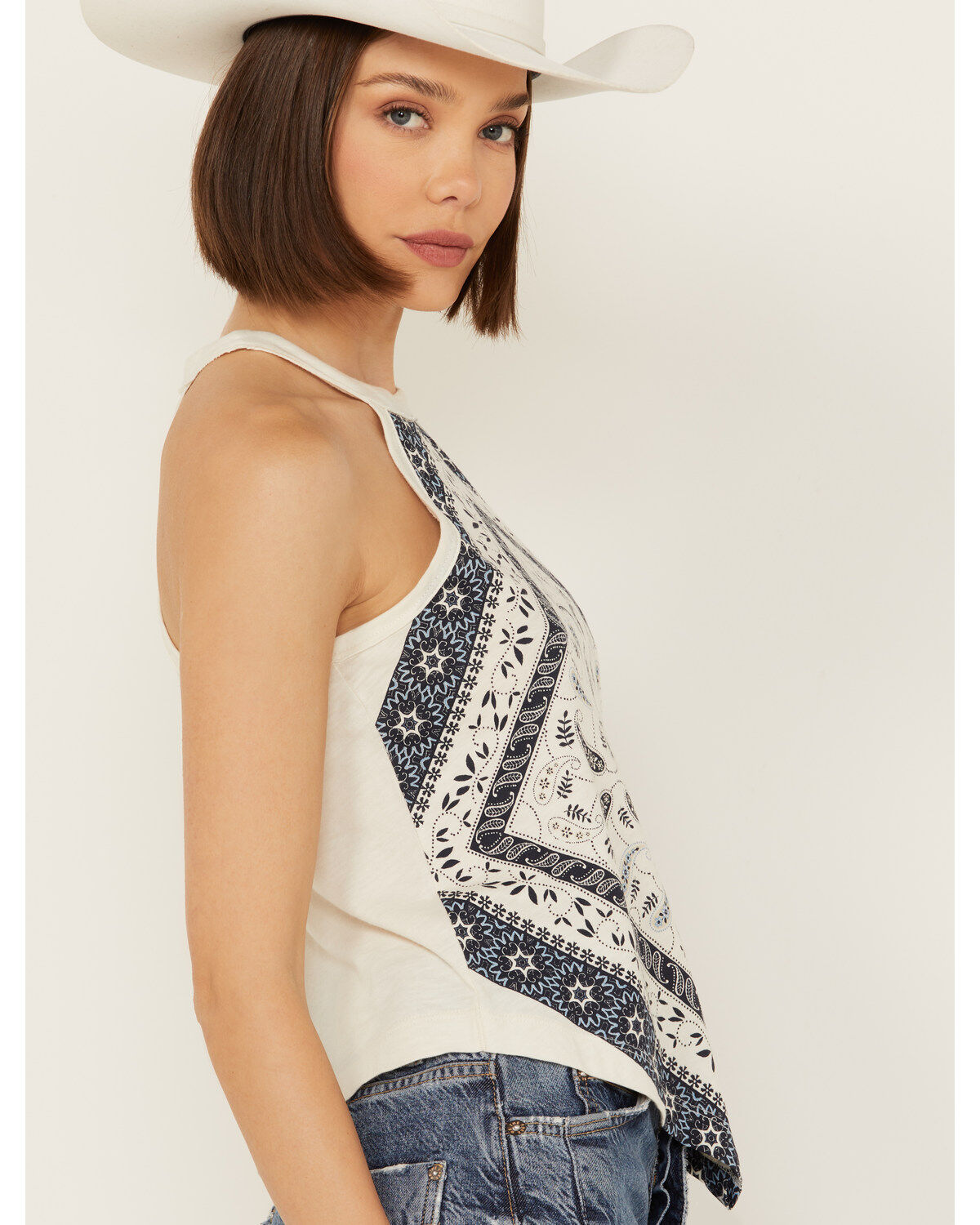 Shyanne Women's Bandana Print Halter Tank | Boot Barn Shyanne Women's Bandana Print Halter Tank | Boot Barn