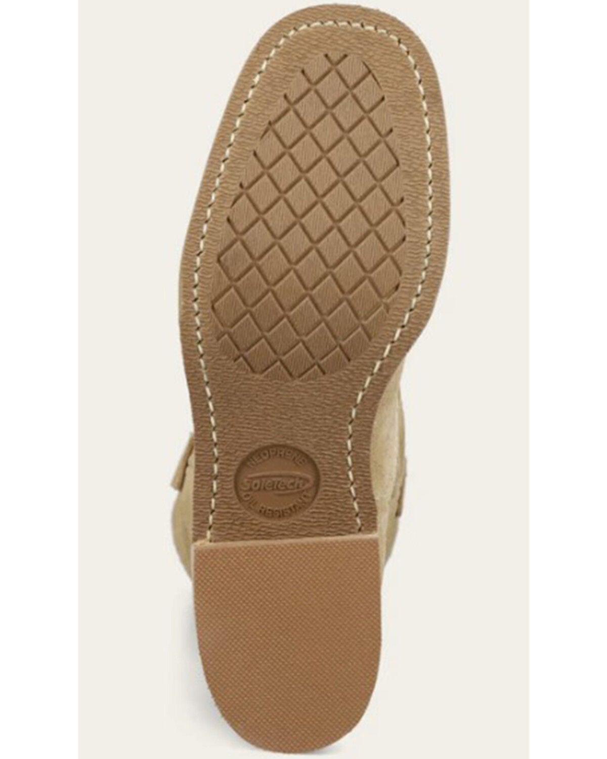 Image #8 - Frye Women's Campus 12R Suede Fashion Boots - Round Toe, Tan, hi-res