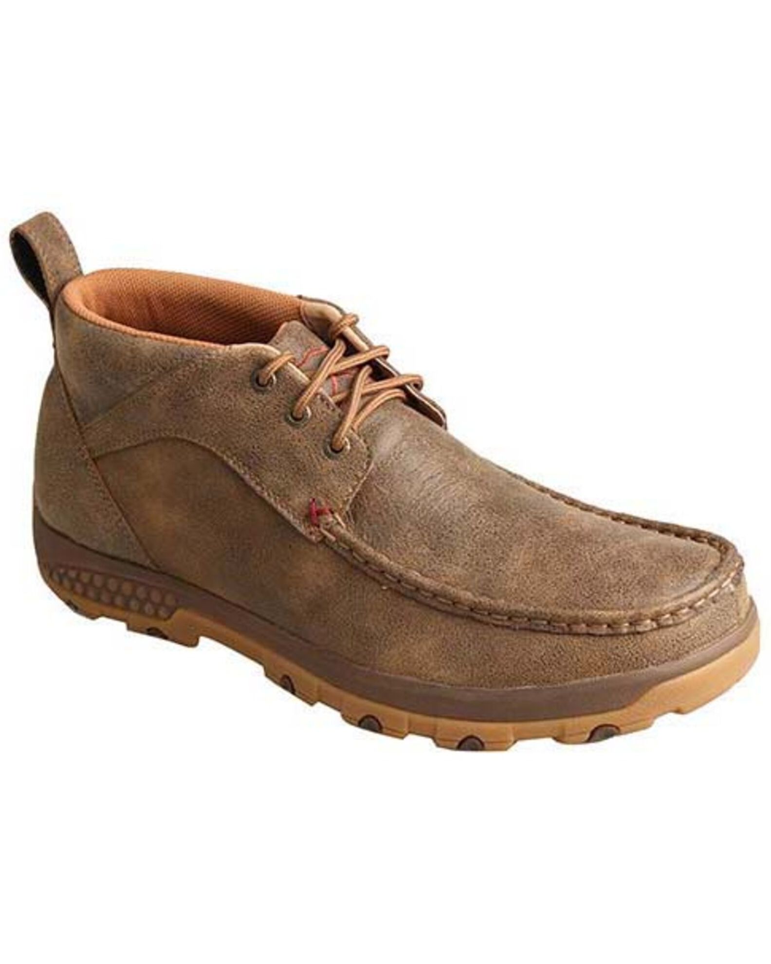 Image #1 - Twisted X Men's Chukka Driving Mocs, Brown, hi-res