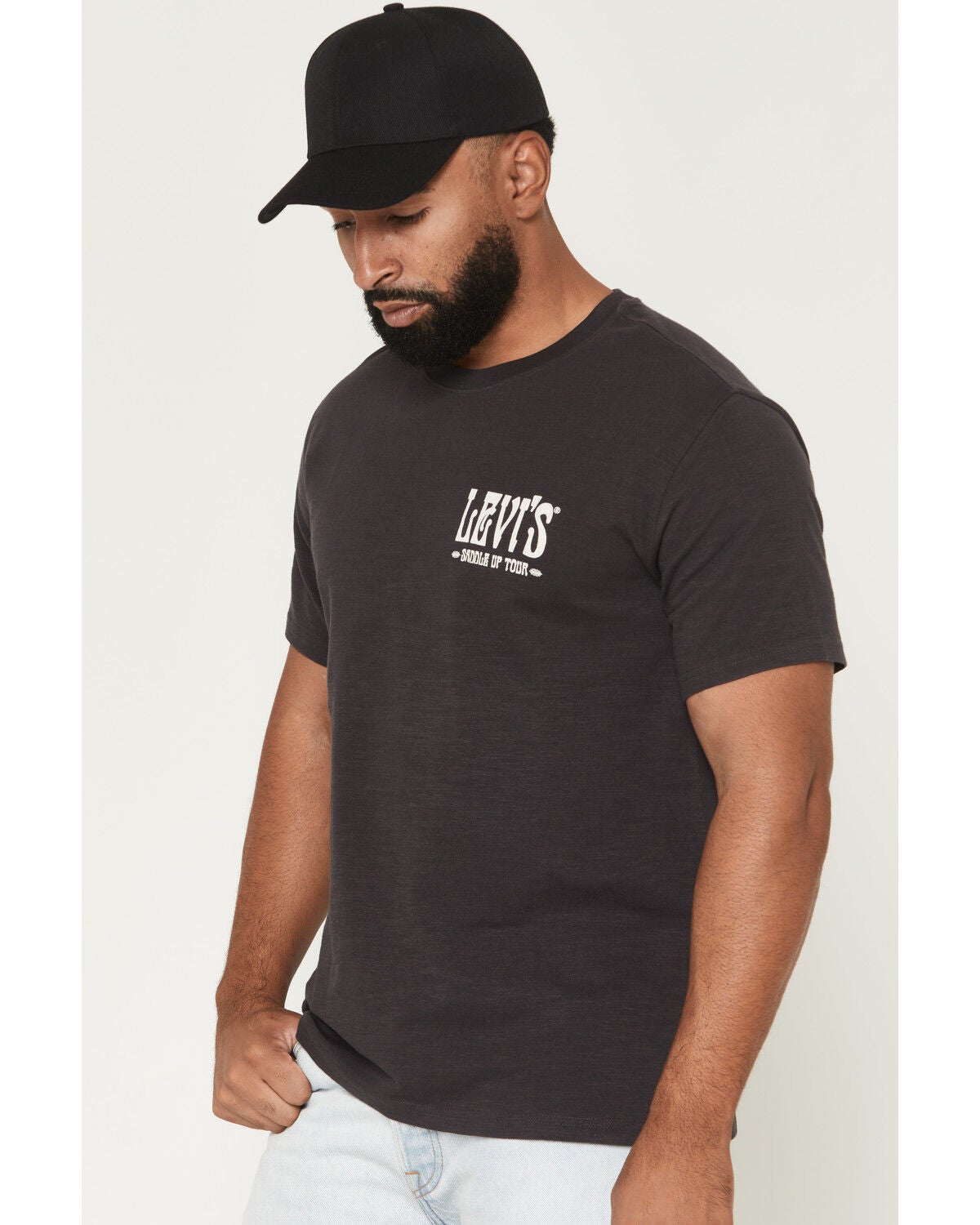 Image #3 - Levi's Men's Into The West Short Sleeve Graphic T-Shirt, Black, hi-res
