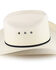 Image #2 - Cody James® Men's Black Tie Straw Hat, Natural, hi-res