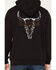 Image #4 - RANK 45&reg; Men's Desert Steer Embroidered Hooded Sweatshirt, Black, hi-res