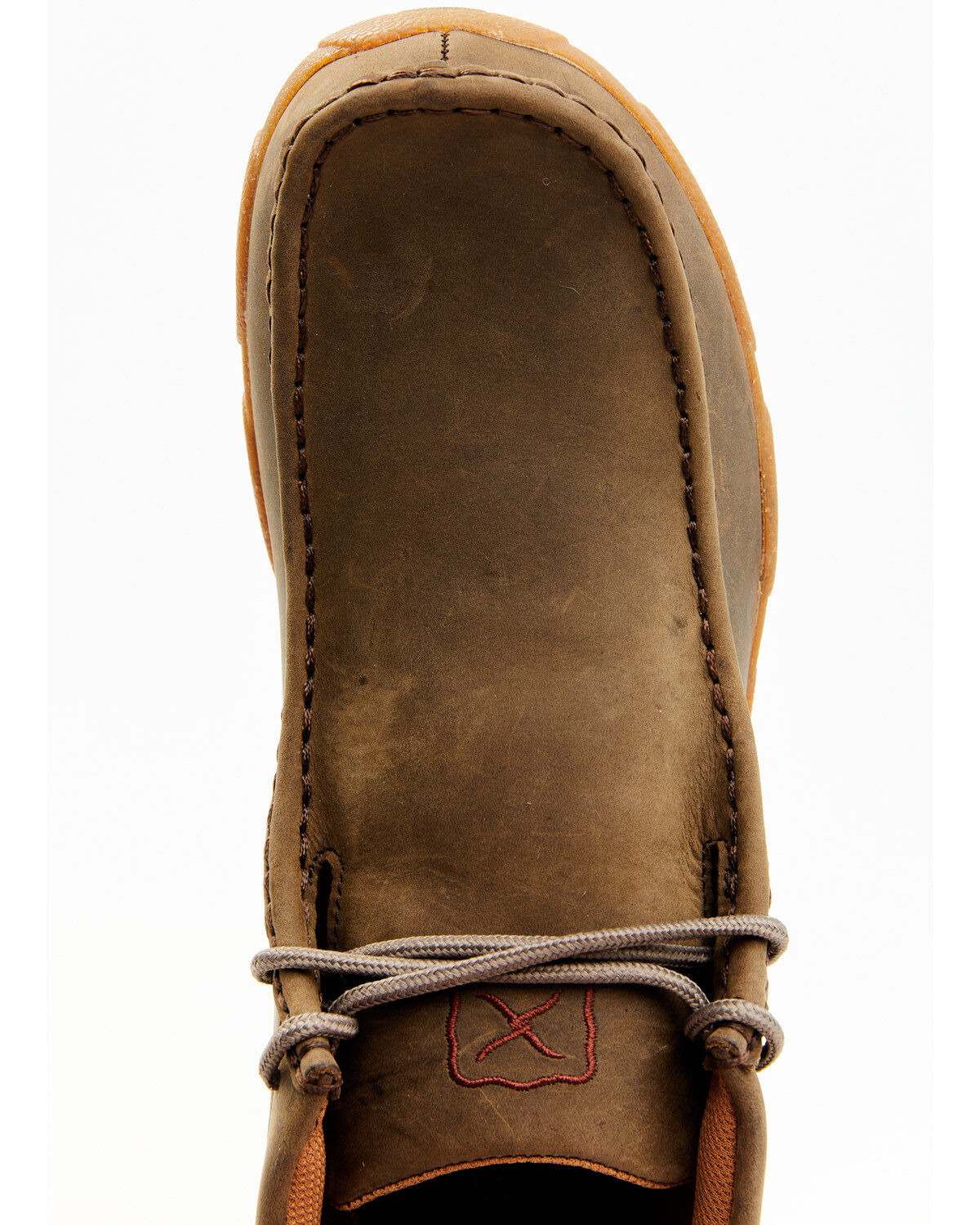 Image #6 - Twisted X Men's Chukka Driving Mocs, Dark Brown, hi-res