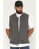 Image #1 - Hawx Men's Union Sherpa Lined Fleece Vest, Charcoal, hi-res