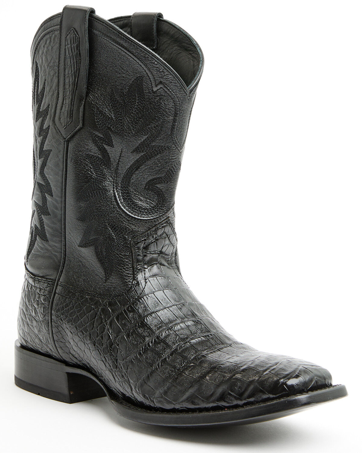 Cody James Black 1978&reg; Men's The Hayward Exotic Caiman Belly Western Boots - Broad Square Toe, Black, hi-res