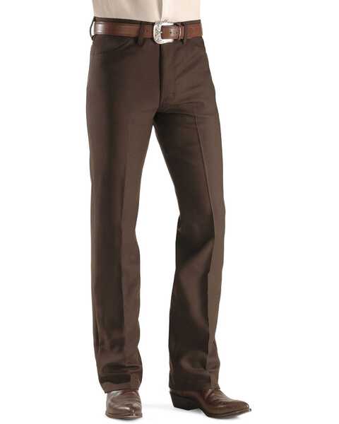 Wrangler Men's Wrancher Dress Jeans, Brown