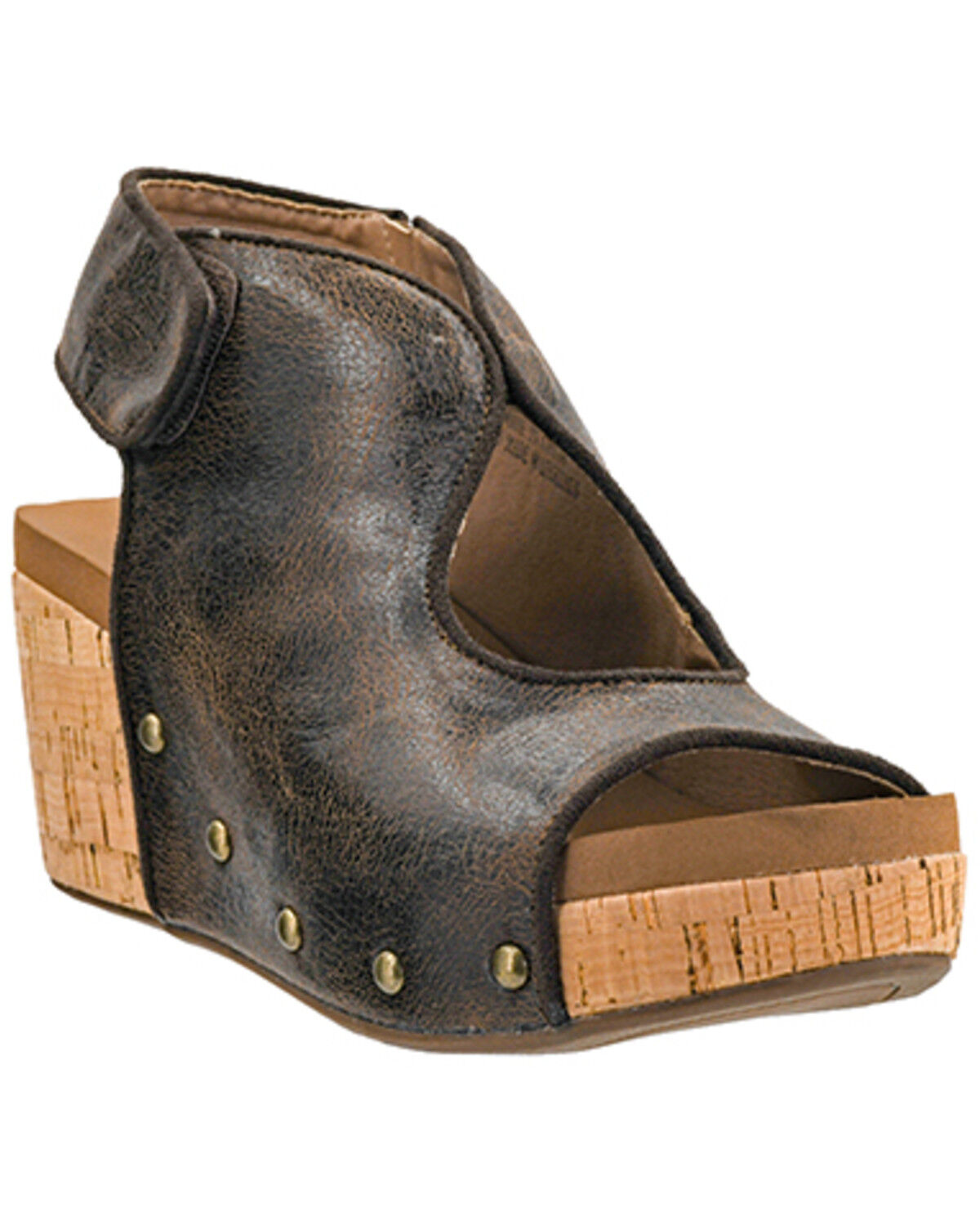 Image #1 - Corkys Women's Frisky Sandals, Brown, hi-res
