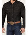 Image #3 - Kimes Ranch Men's Grimes Wash Denim Long Sleeve Pearl Snap Western Shirt, Black, hi-res