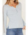 Image #3 - Idyllwind Women's Trustie Henley Top, Steel Blue, hi-res