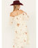 Wild Moss Women's Jacquard Smocked Front Dress, Ivory, hi-res