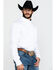 Image #5 - Cody James Core Men's White Solid Long Sleeve Western Shirt , , hi-res