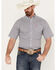 Ariat Men's Novah Classic Fit Short Sleeve Button Down Western Shirt, White, hi-res